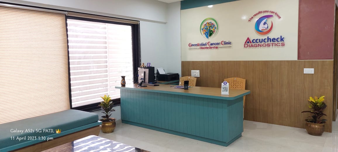 A photograph of Onco Relief Hospital, renowned as the best cancer hospital in Aurangabad.